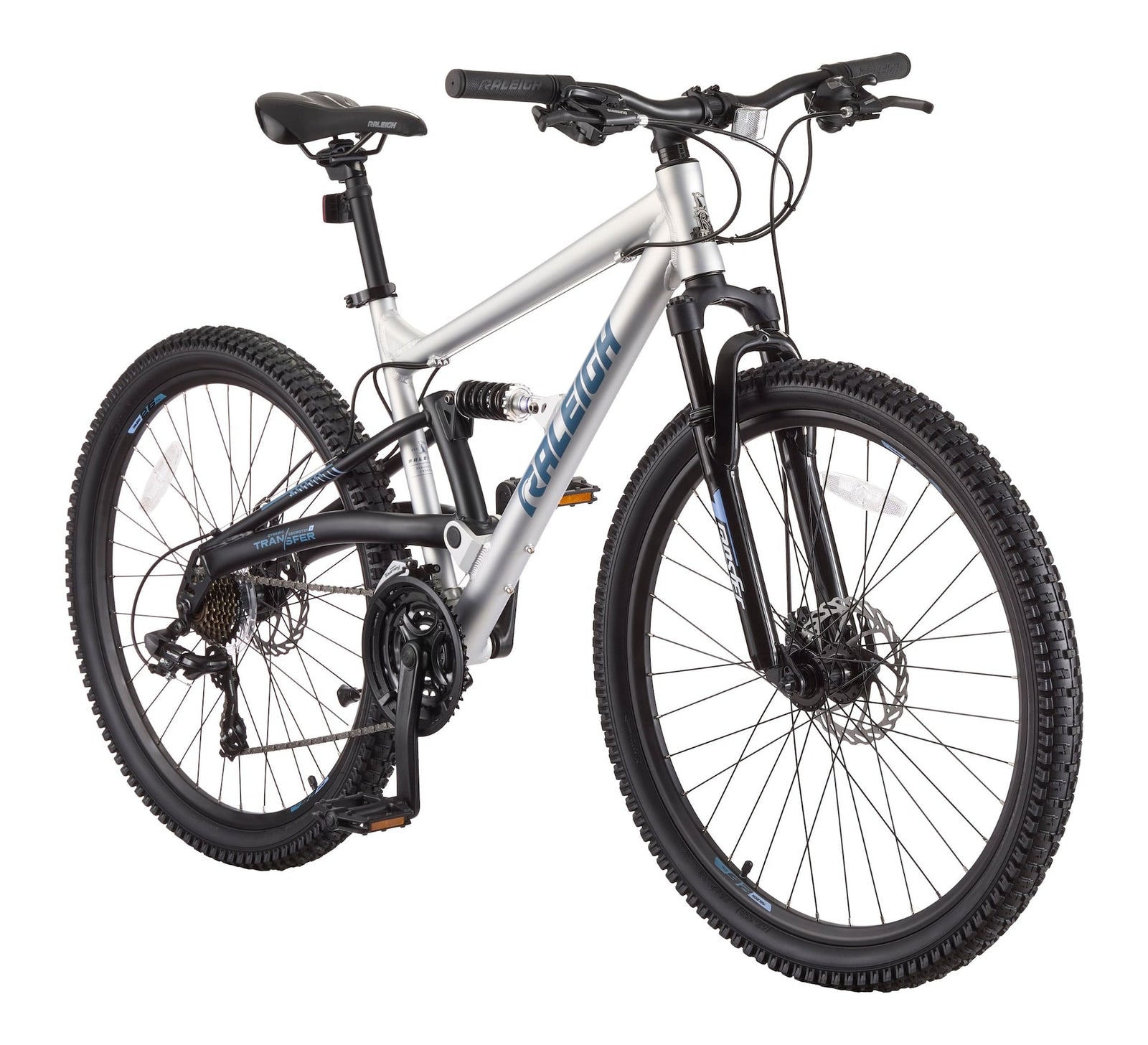 Tracker DS Mountain Bike with 21-Speed Shimano Shifting System, Silver N1A4 - product image 1
