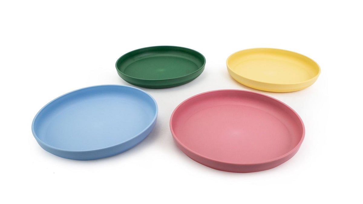 Reusable Plastic Tumbler Plates, BPA Free, Recyclable Material, Suitable for Kids, 4-pk X9G9 - product image 1