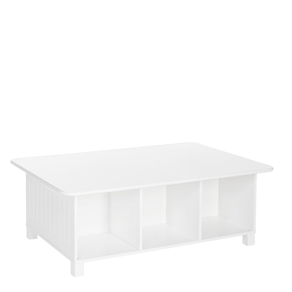 Home Kids' Desk, Activity & Play Table with 6 Storage Cubbies, For Bedroom/Playroom, White W0G2 - product image 1