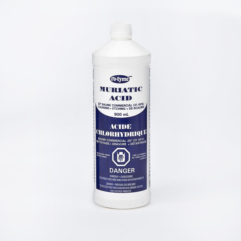 Muriatic Acid For Cleaning & Etching Concrete & Descaling Tile/Porcelain, 900-mL Z4V2 - product image 1