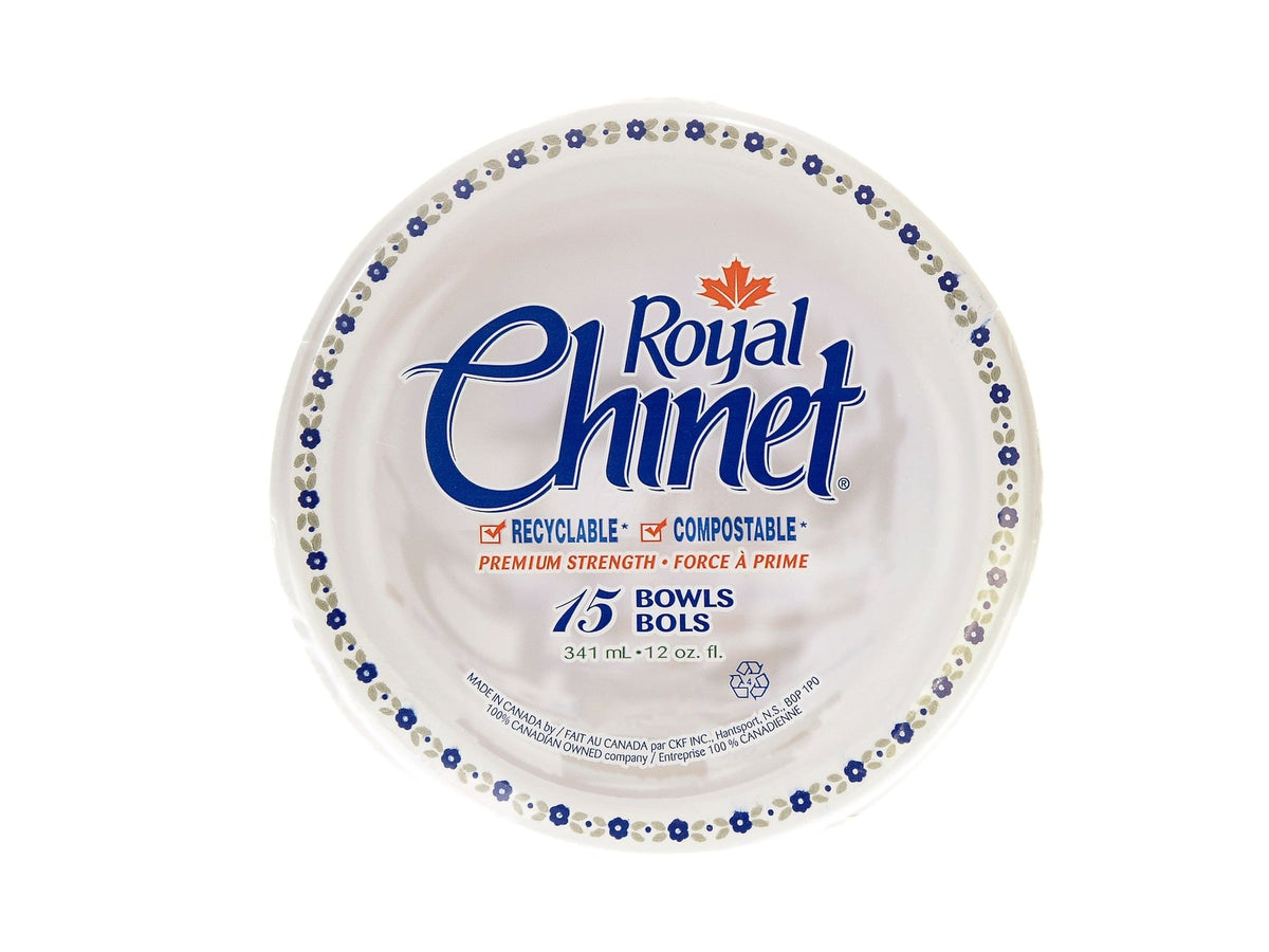 Chinet Disposable Paper Bowls, 11.5-oz, 15-pk F2M3 - product image 1