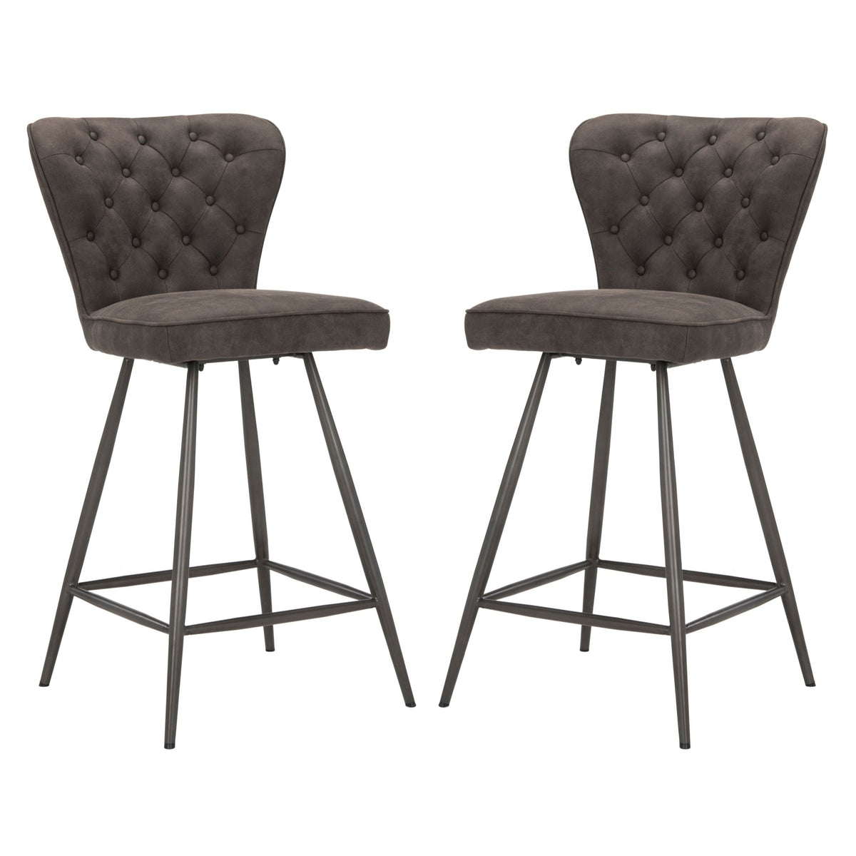 Ashby Counter Stool, Set of 2, Grey G4N2 - product image 1