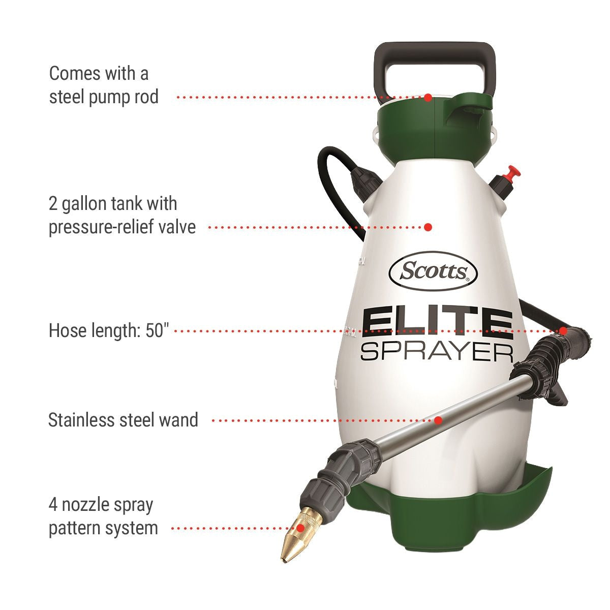 Elite Garden Pump Sprayer, 9.09-L Q2Y9 - product image 2