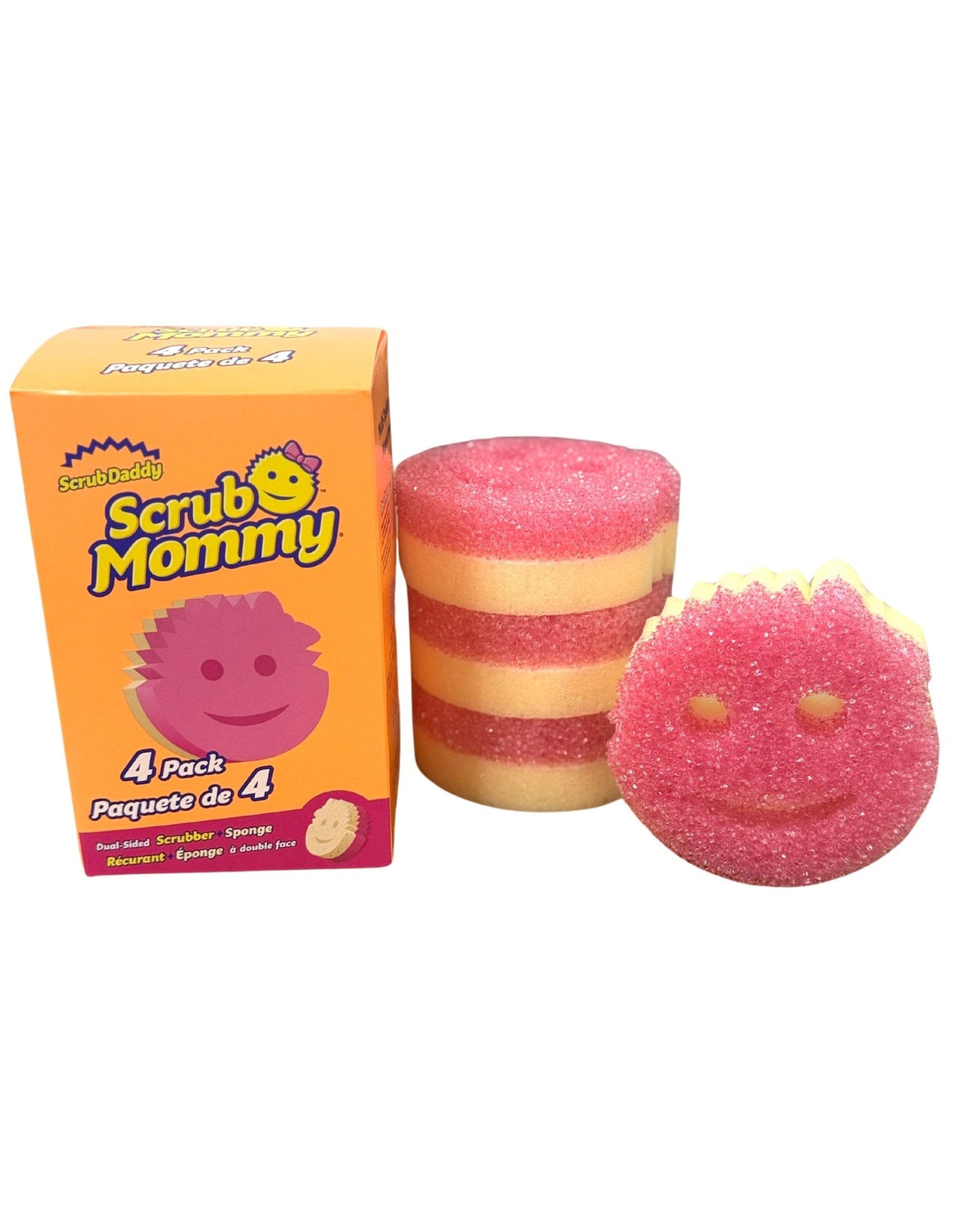 Mommy All Purpose Dual-Sided Scrubber & Cleaning Sponge, 4-pk D2Z2 - product image 1
