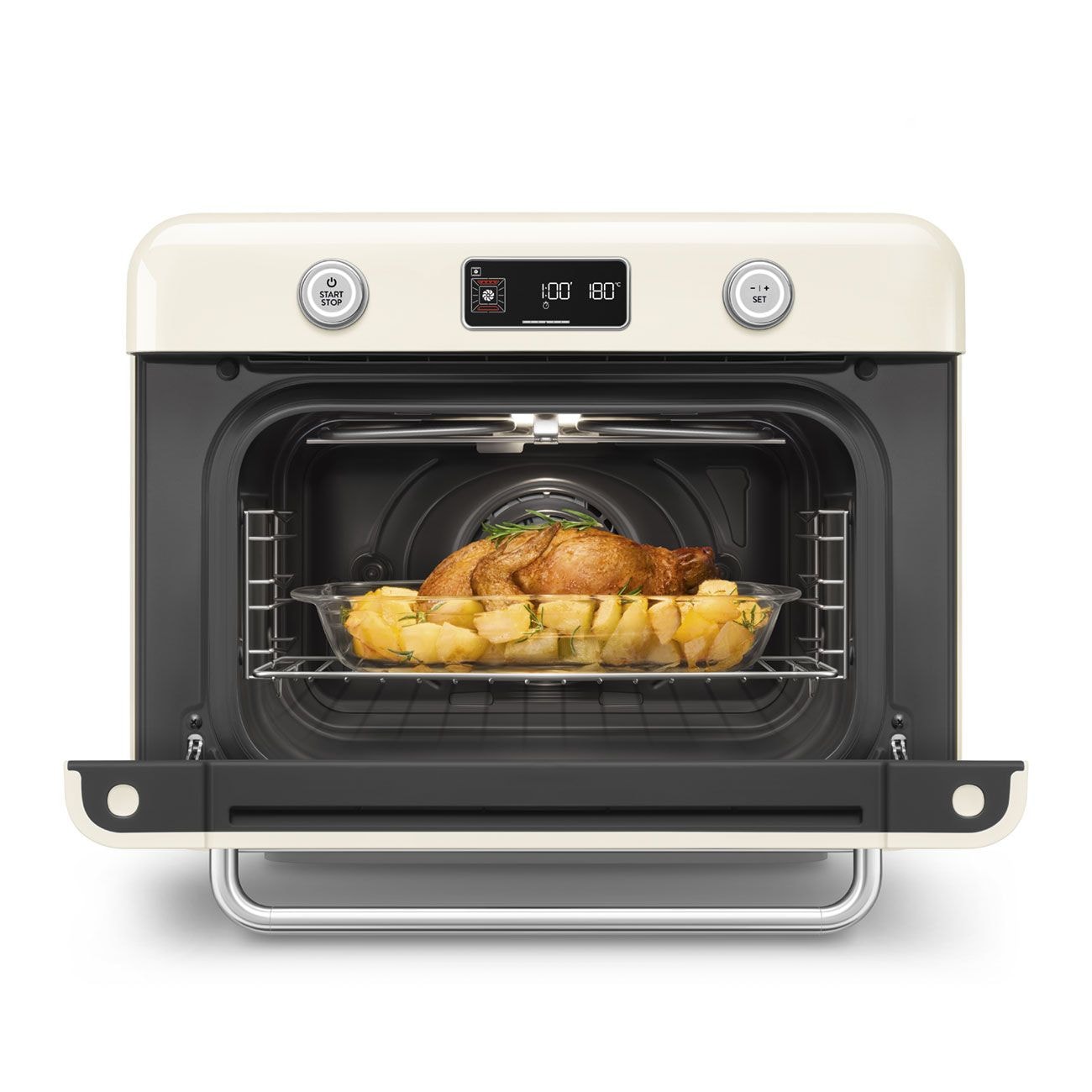 Combi Multifunction Steam Oven with Airfry, Cream L9V6 - product image 7