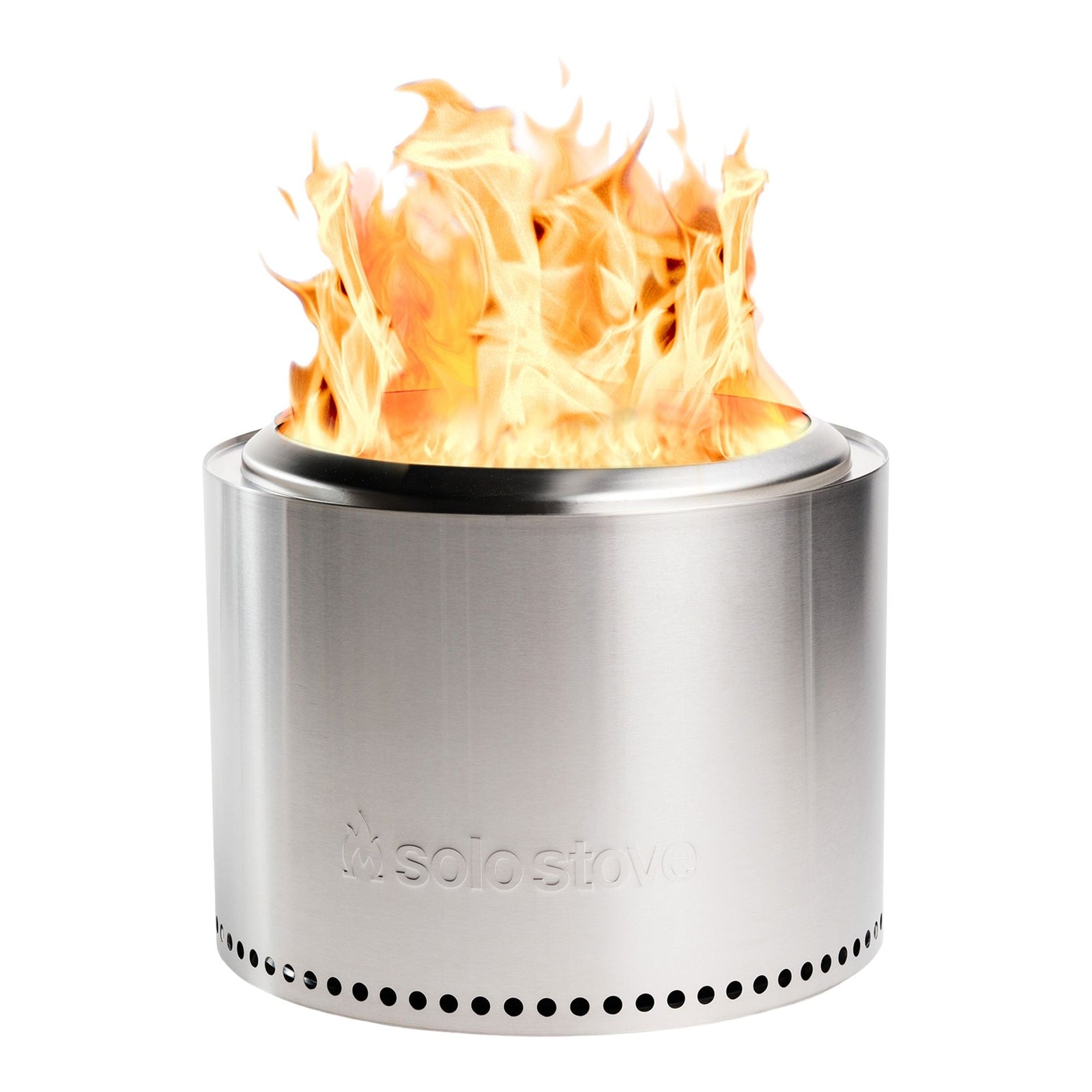 Stove Stainless Steel Smokeless Bonfire Fire Pit with Removable Ash Pan, 19.5 x 14-in E9D1 - product image 2