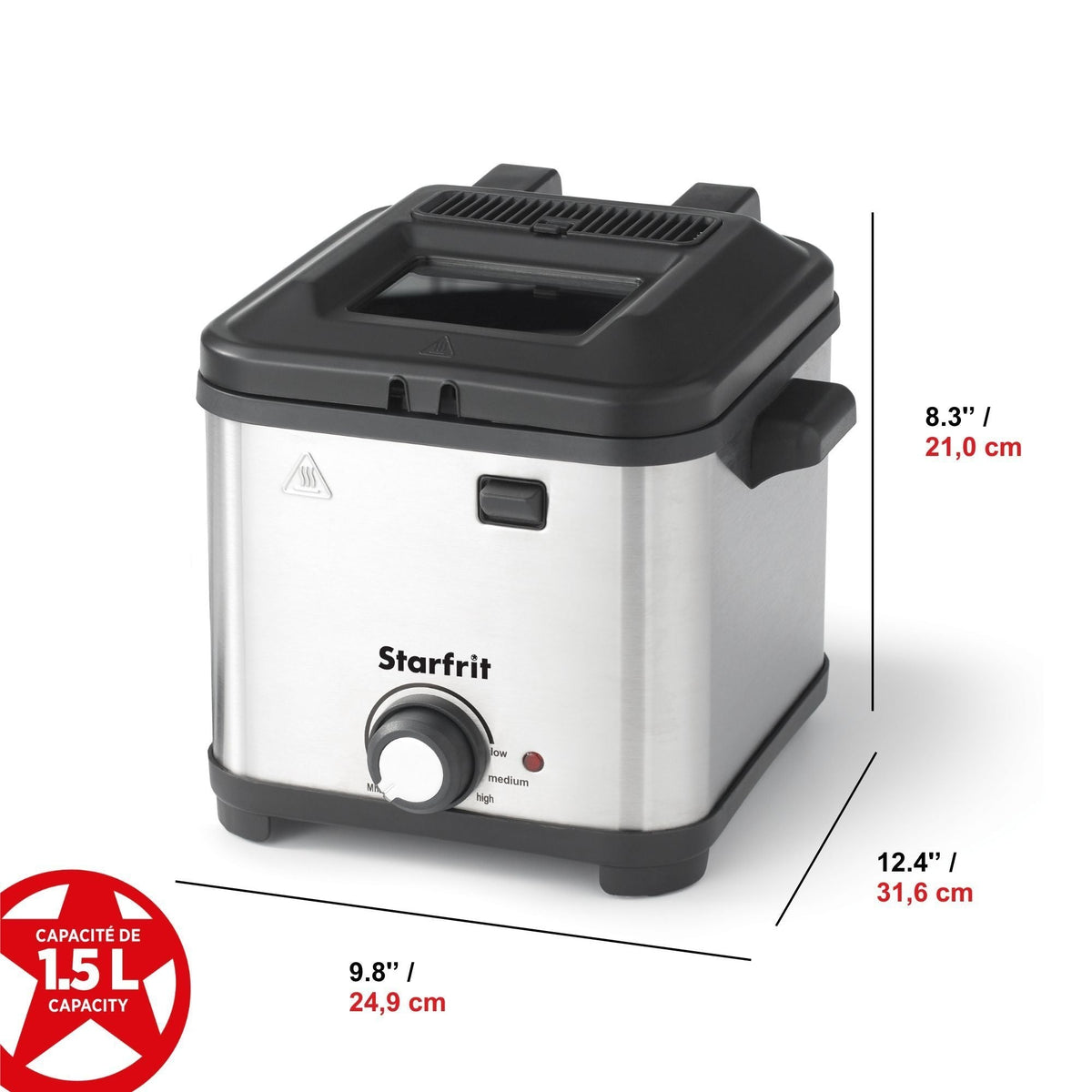 Deep Fryer with Variable Temperature Control, 1.5-L Z5W8 - product image 5