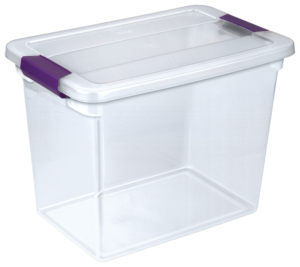 ClearView Storage Box with Latched Lid, 26-L P4K1 - product image 1