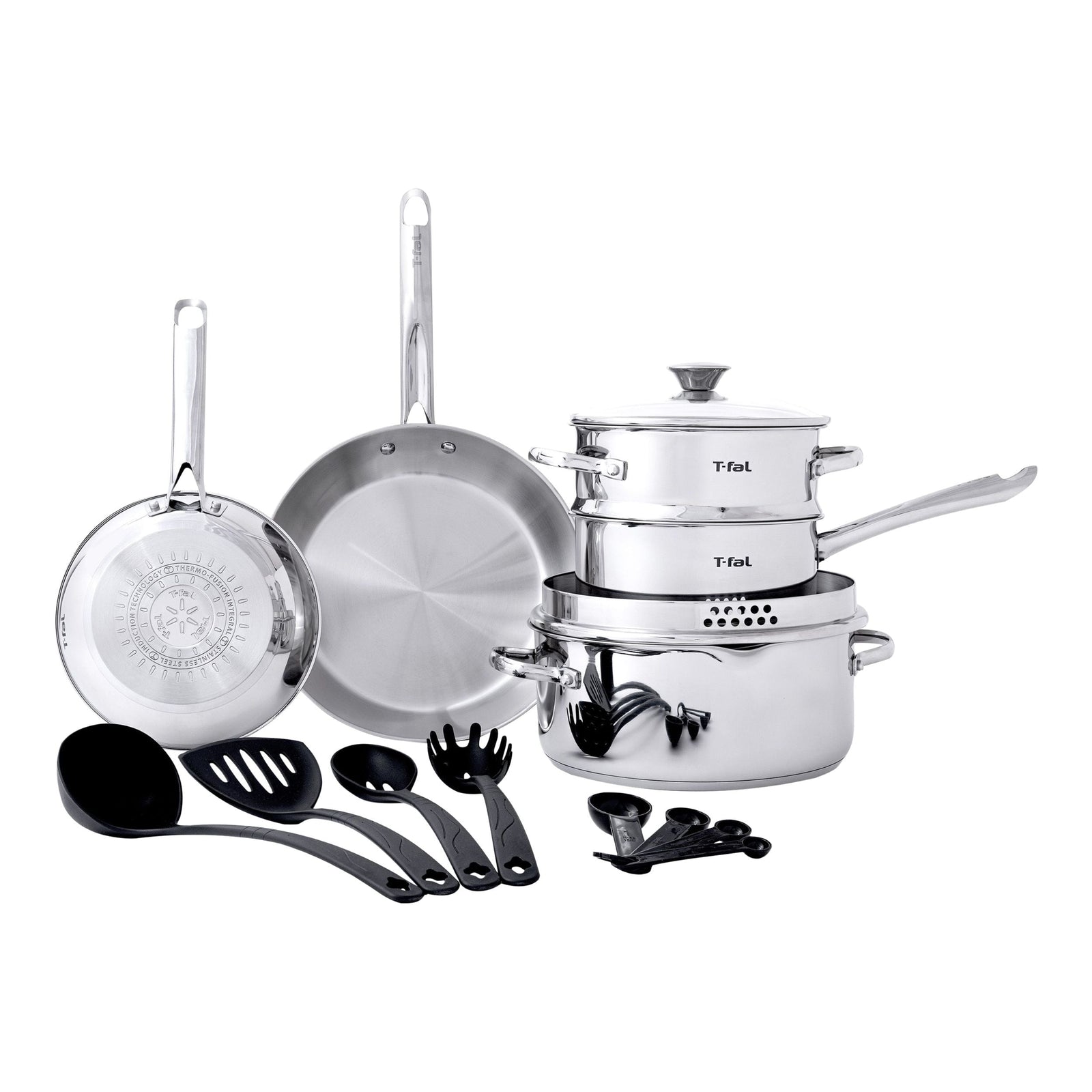 Cook and Strain Stainless Steel Cookware Set, 15-pc K4H9 - product image 1