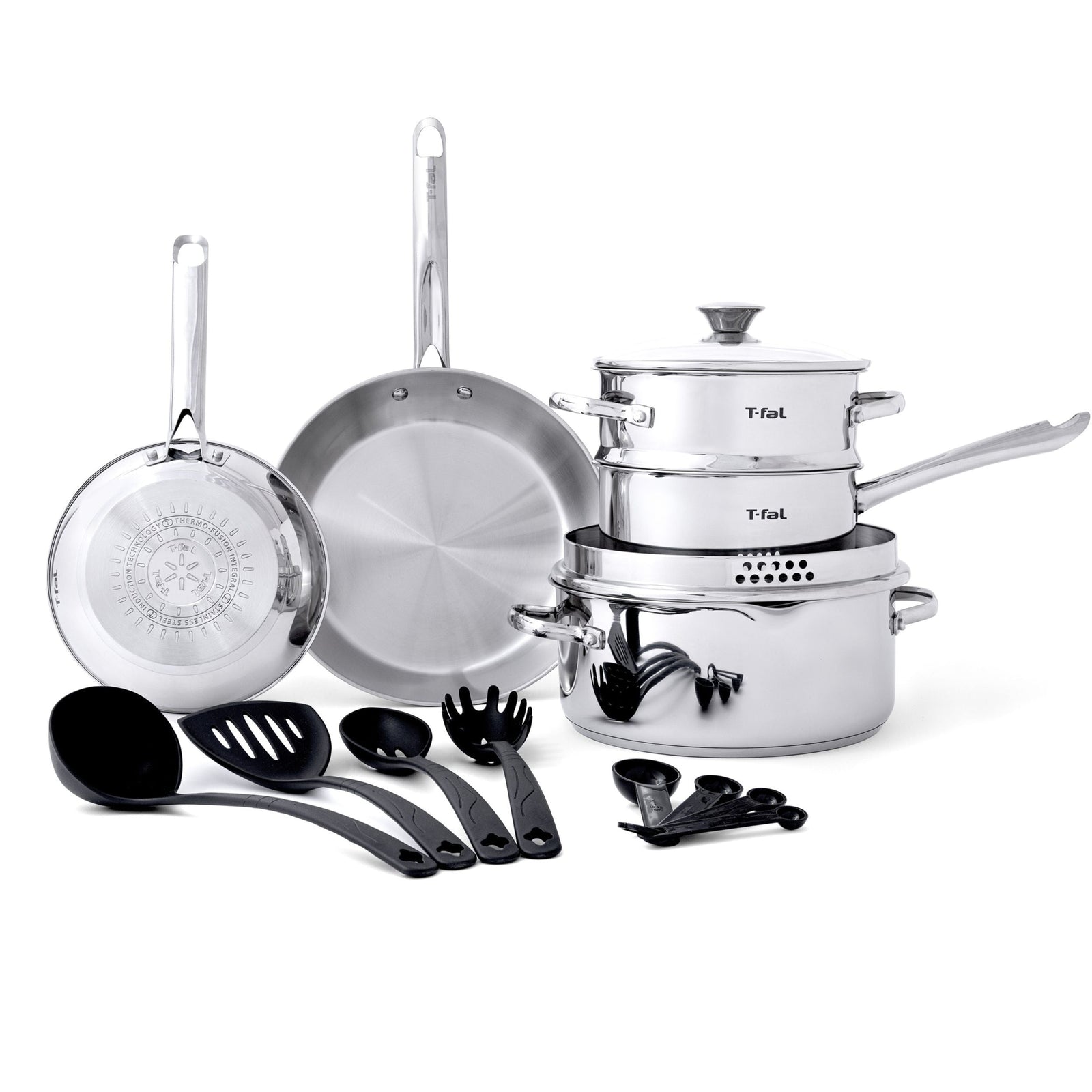 Cook and Strain Stainless Steel Cookware Set, 15-pc K4H9 - product image 2