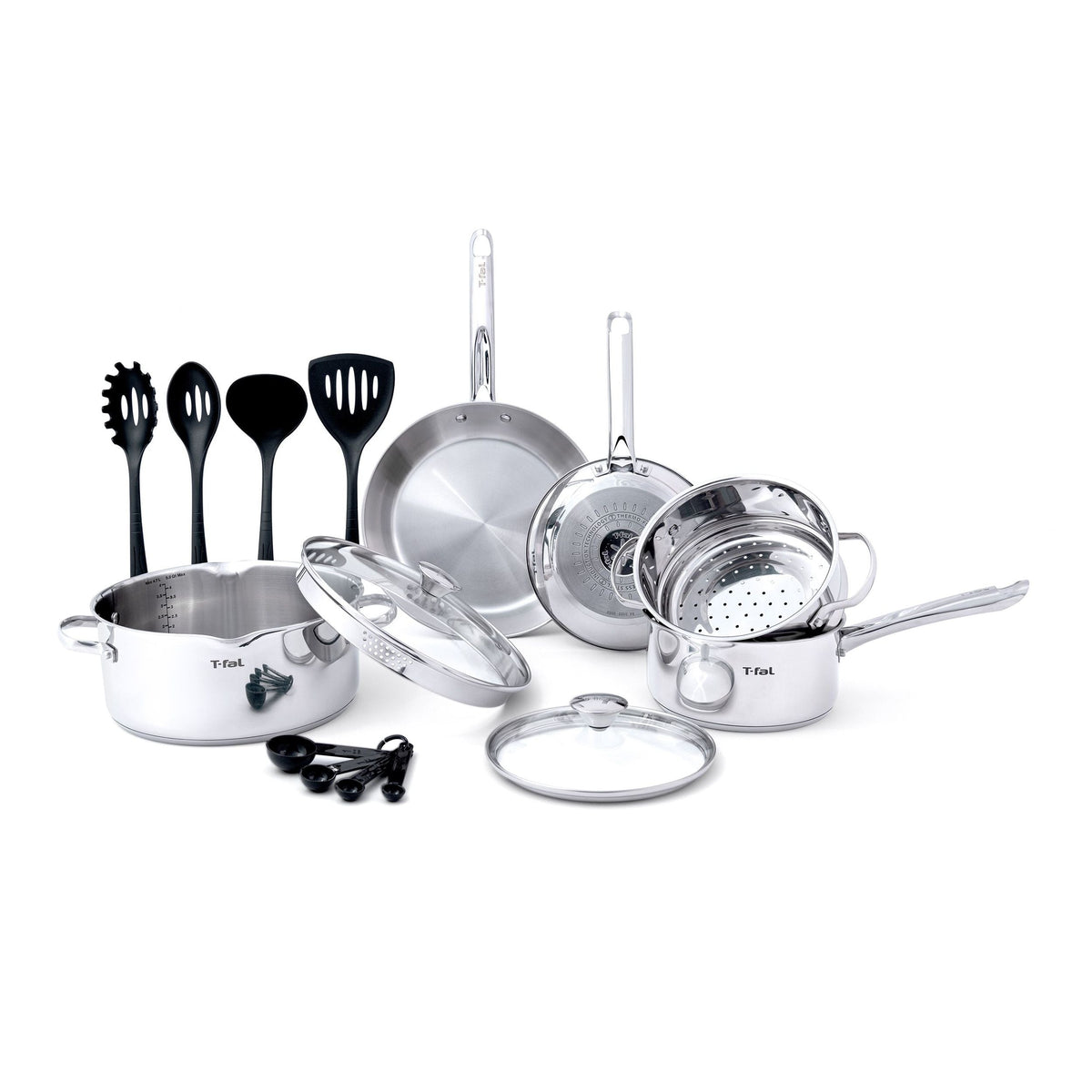 Cook and Strain Stainless Steel Cookware Set, 15-pc K4H9 - product image 3