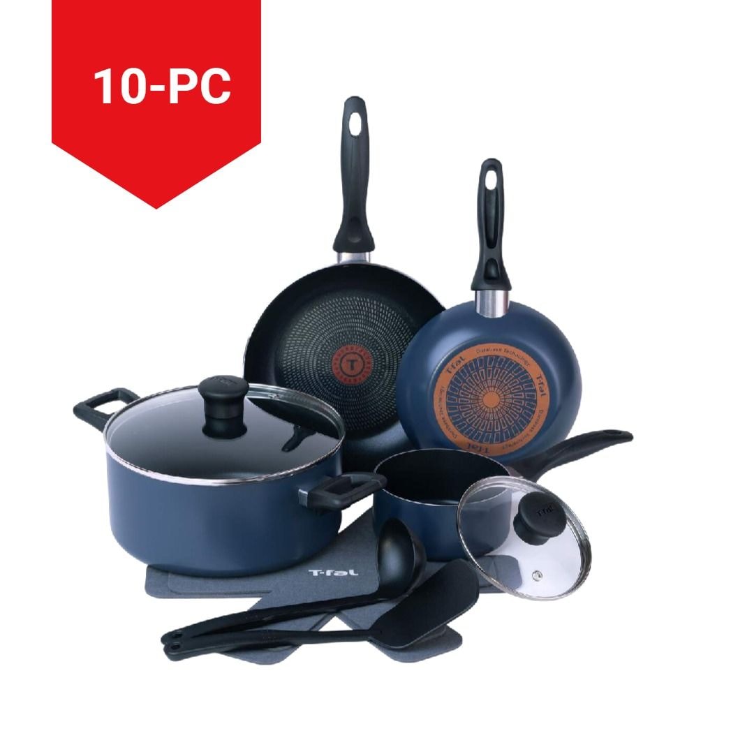 Viva Aluminum Non-Stick Cookware Set, Blue, 10-pc G6R5 - product image 1