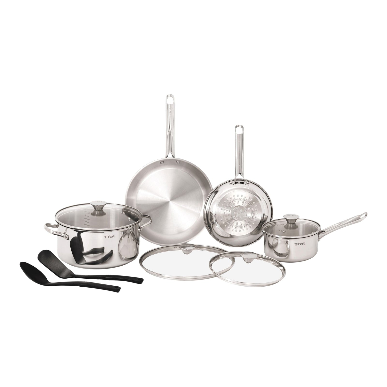 Viva Stainless Steel Cookware Set, Dishwasher & Oven Safe, Pots and Pans Set, 10-pc Z0Y7 - product image 1