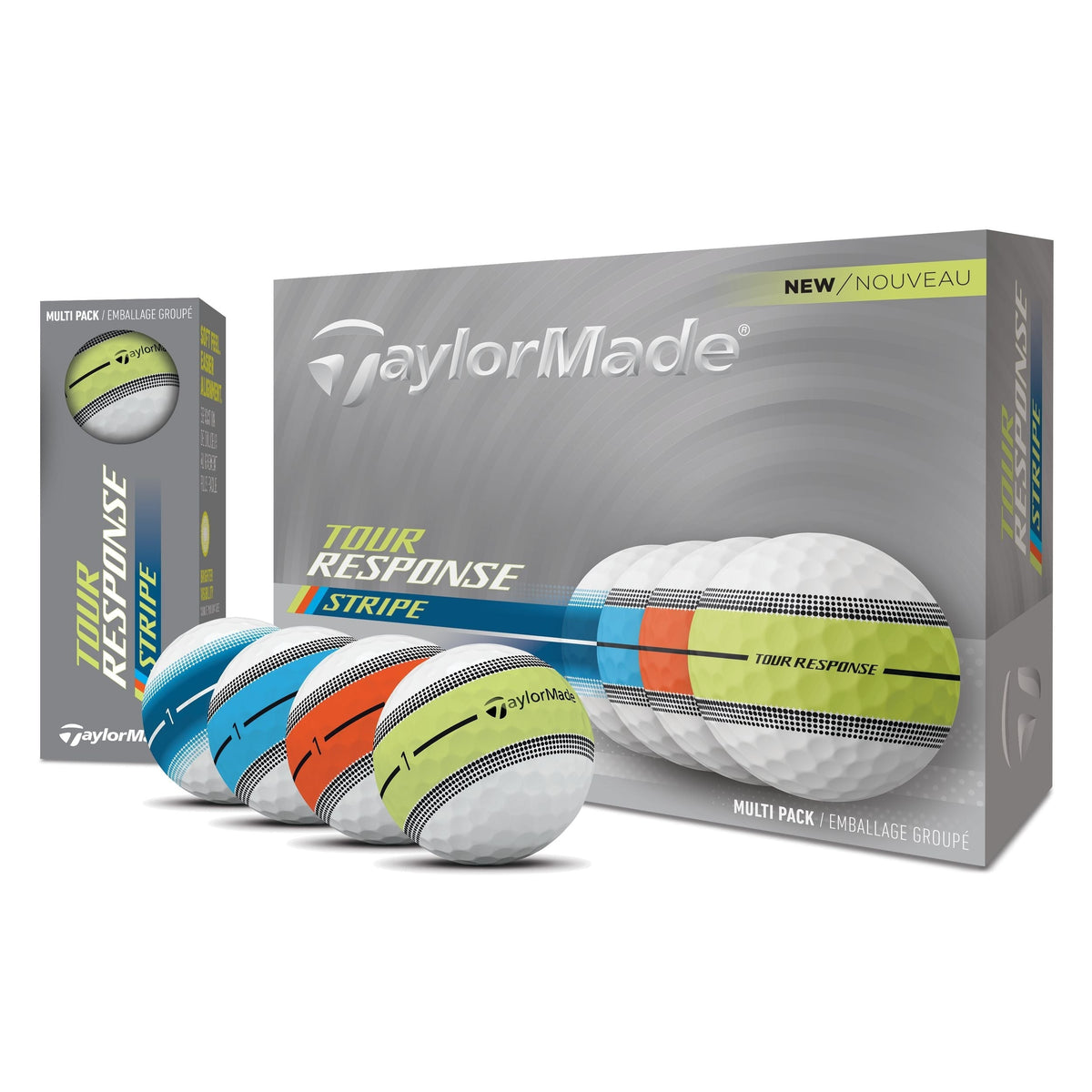 TM25 Tour Response Stripe Golf Balls Multi-Pack, White W9B6 - product image 1