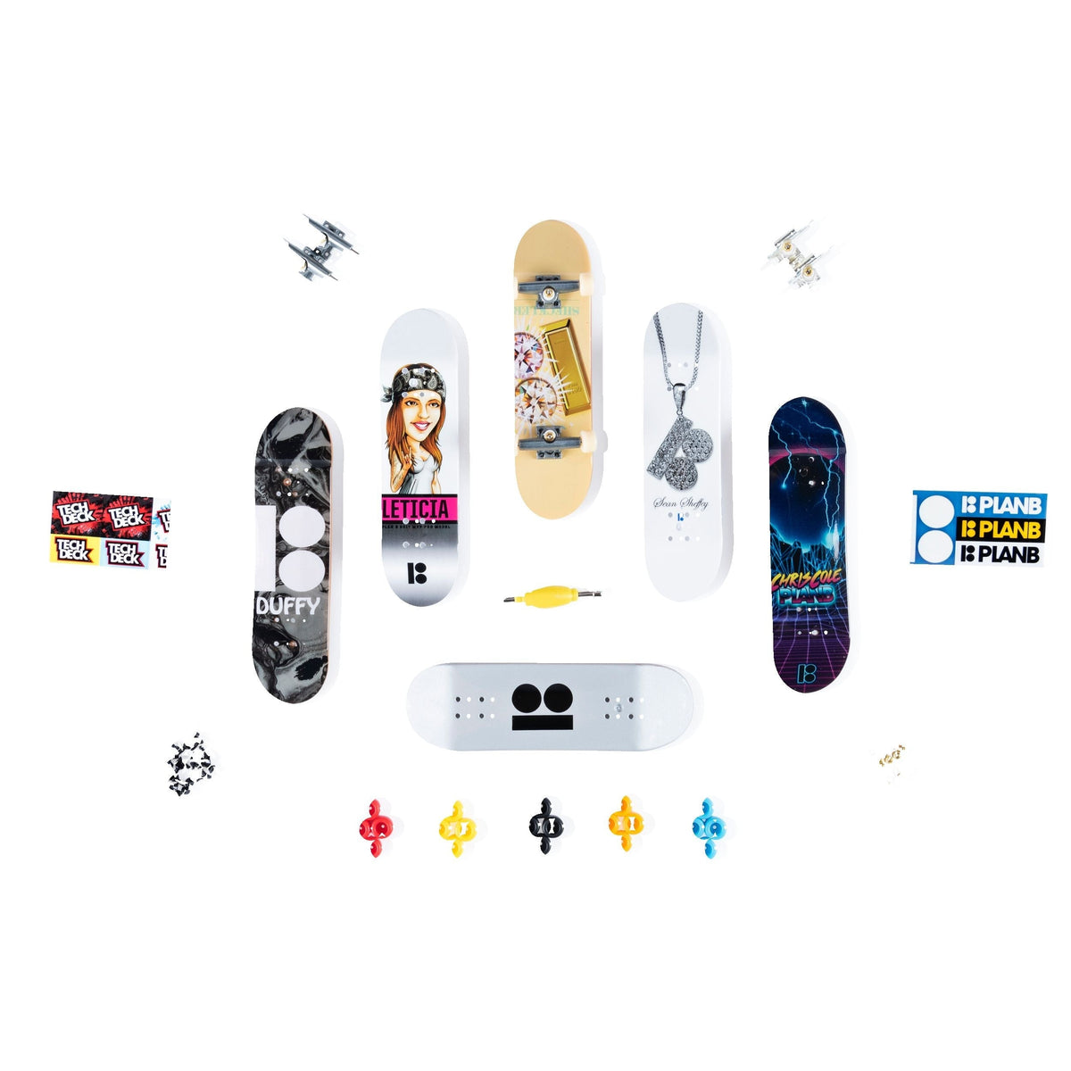 Deck Sk8shop Finberboard Bonus Pack, Ages 6+, 6-pk V6C3 - product image 6