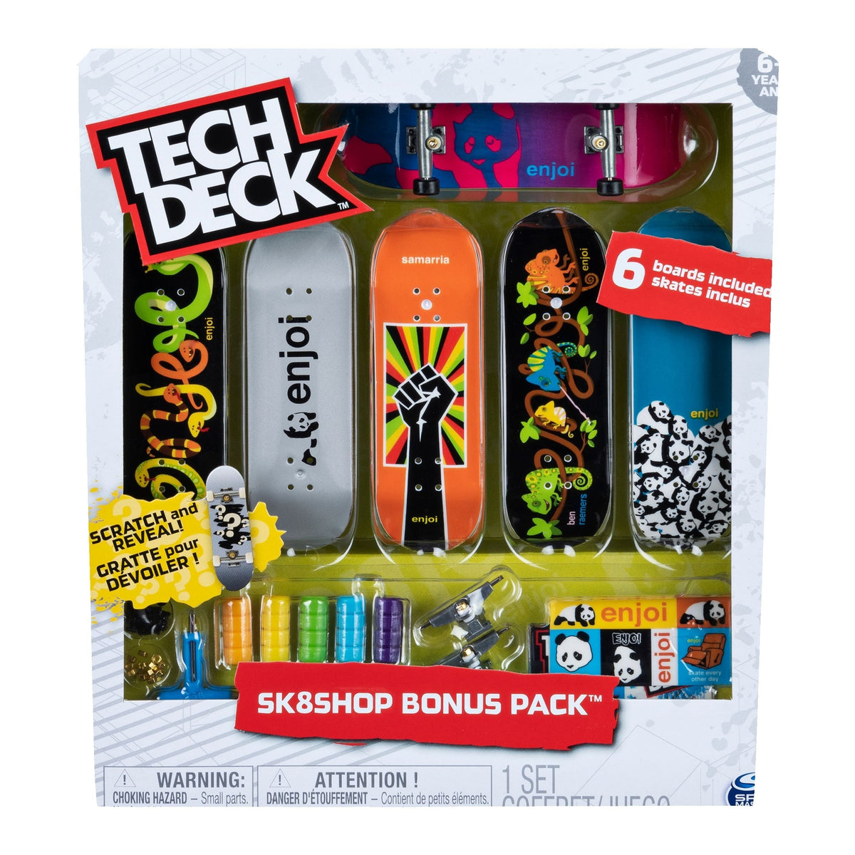 Deck Sk8shop Finberboard Bonus Pack, Ages 6+, 6-pk V6C3 - product image 8
