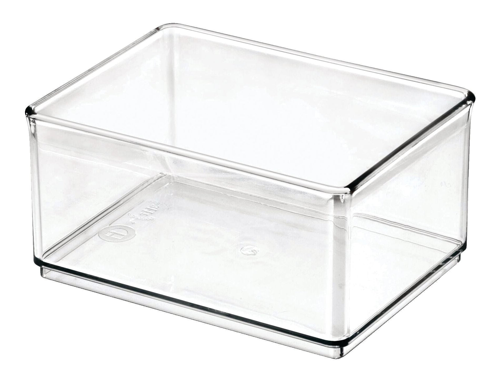 The Home Edit by iDESIGN Clear Stackable Medium Shallow Organizing Storage Bin, 1.2-L I2V8 - product image 1