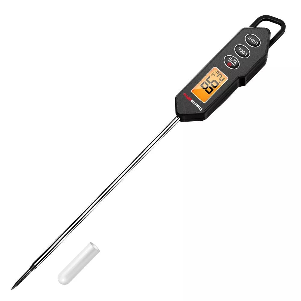 Digital Instant-Read Food & Meat Thermometer with Built-in Magnet & Hook, Black X7H9 - product image 1