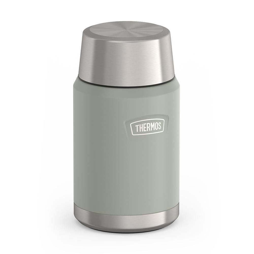 Stainless Steel Food Storage Flask Jar, 24-oz (710-mL), River Rock, with Spoon S8R3 - product image 1