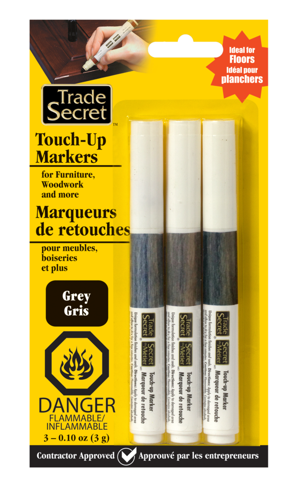 Touch-Up Repair Marker, Quick Drying & Fade Resistant, Grey, 3-pk Z1Z0 - product image 1