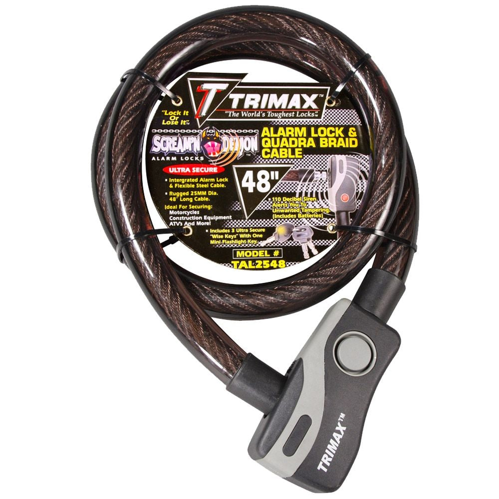 48-in Alarmed Lock Chain with Quadra Braid Cable I1G5 - product image 1