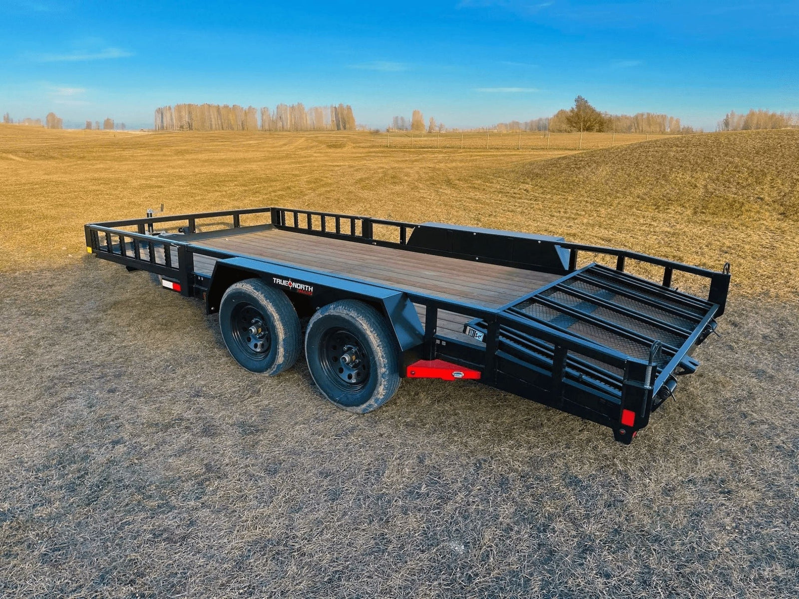 83-in x 16-ft Tandem Axle Utility Trailer, Black T9V9 - product image 2