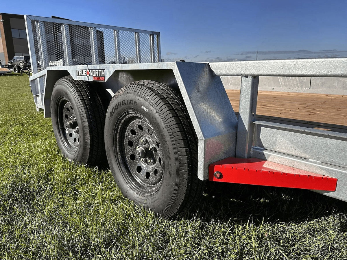 83-in x 16-ft Tandem Axle Utility Trailer, Galvanized Y3O3 - product image 2