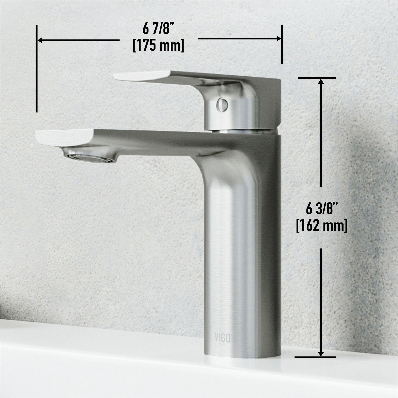 Davidson Single Handle Single Hole Bathroom Sink Faucet, WaterSense Certified, Brushed Nickel B4B7 - product image 3