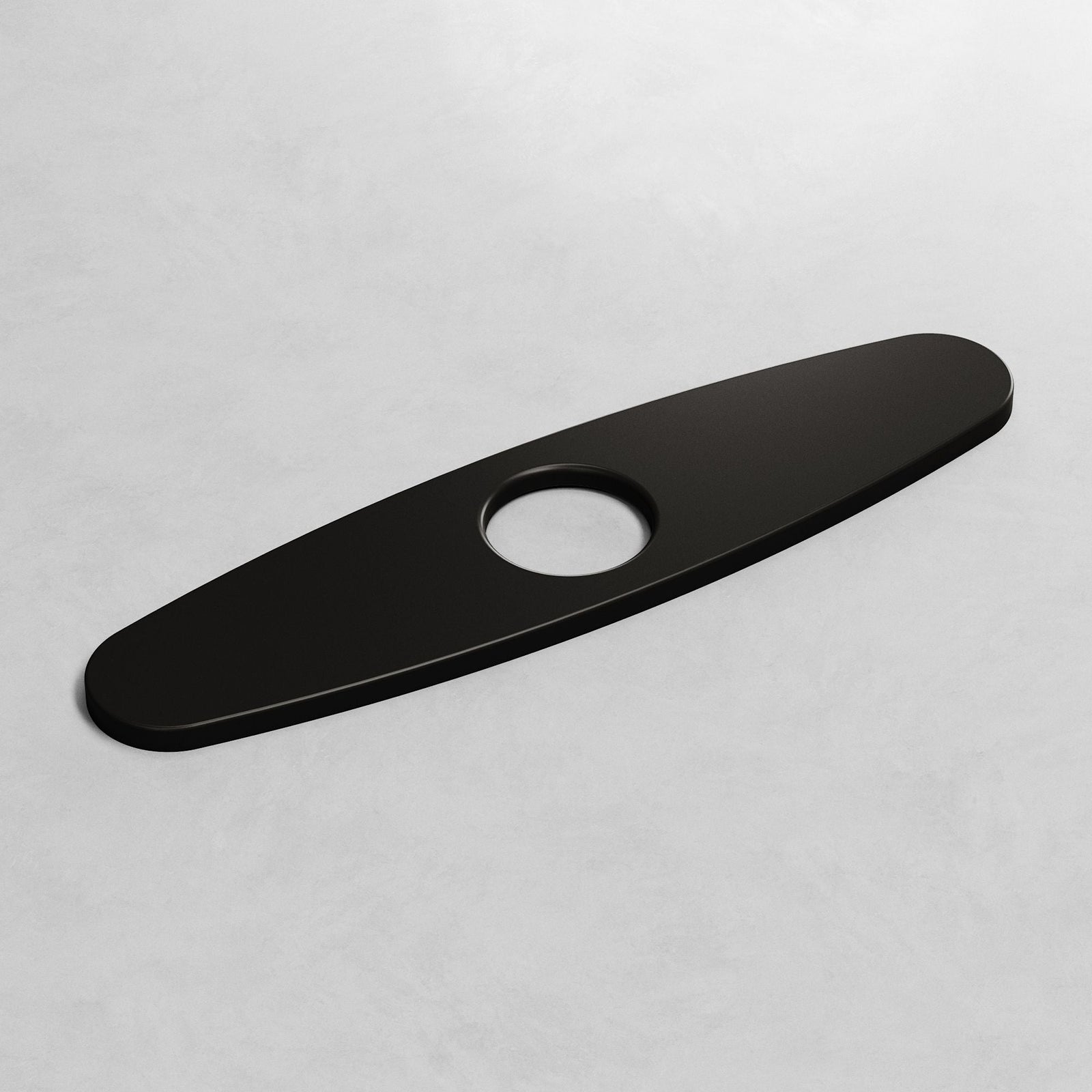 Kitchen Sink Faucet Hole Cover Deck Plate For 1 or 3 Hole, Matte Black, 10-in K1K4 - product image 3