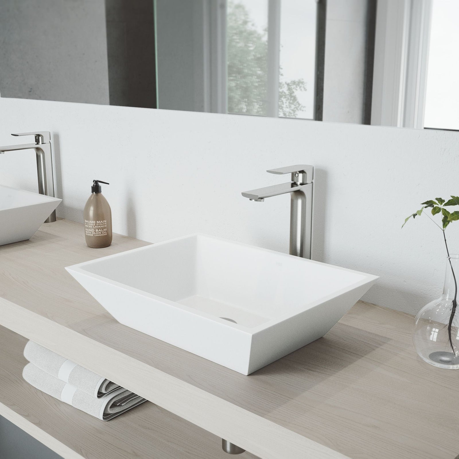 Norfolk Single Handle Vessel Bathroom Sink Faucet, WaterSense Certified, Brushed Nickel K4Q7 - product image 8