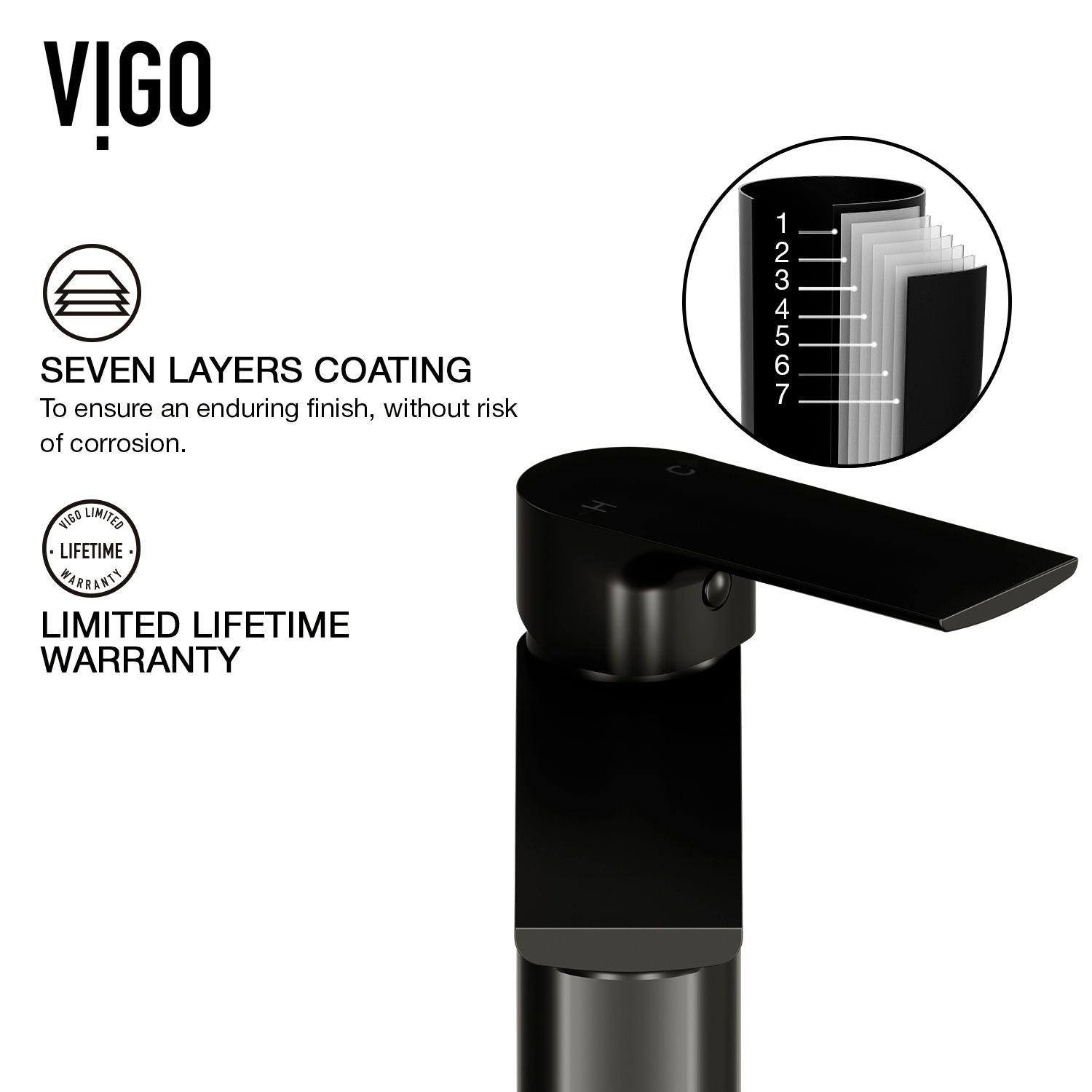 Norfolk Single Handle Vessel Bathroom Sink Faucet, WaterSense Certified, Matte Black C4O3 - product image 8