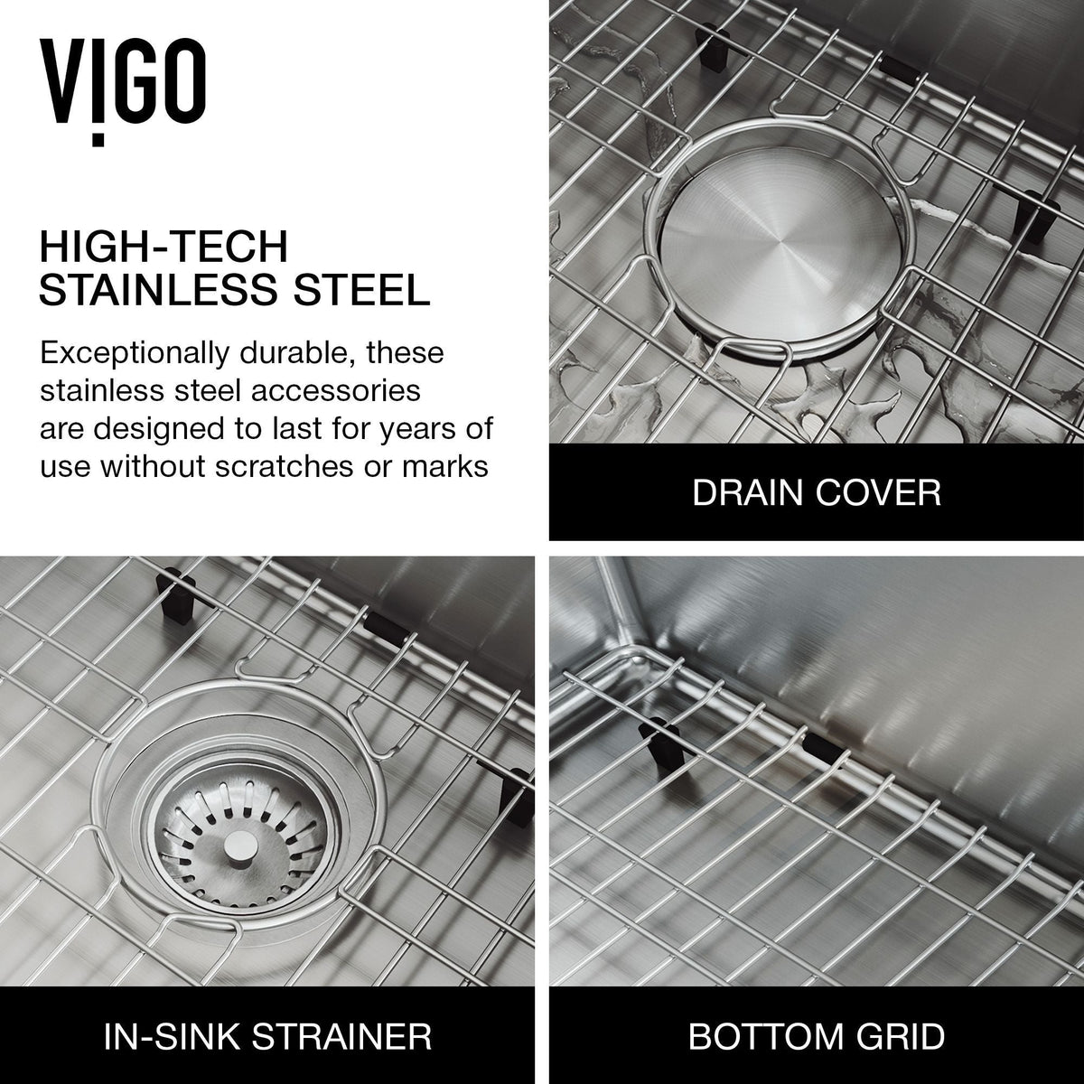 Oxford 1-Bowl Stainless Steel Apron Front Farmhouse Kitchen Sink with Accessories, 30-in C6M0 - product image 5
