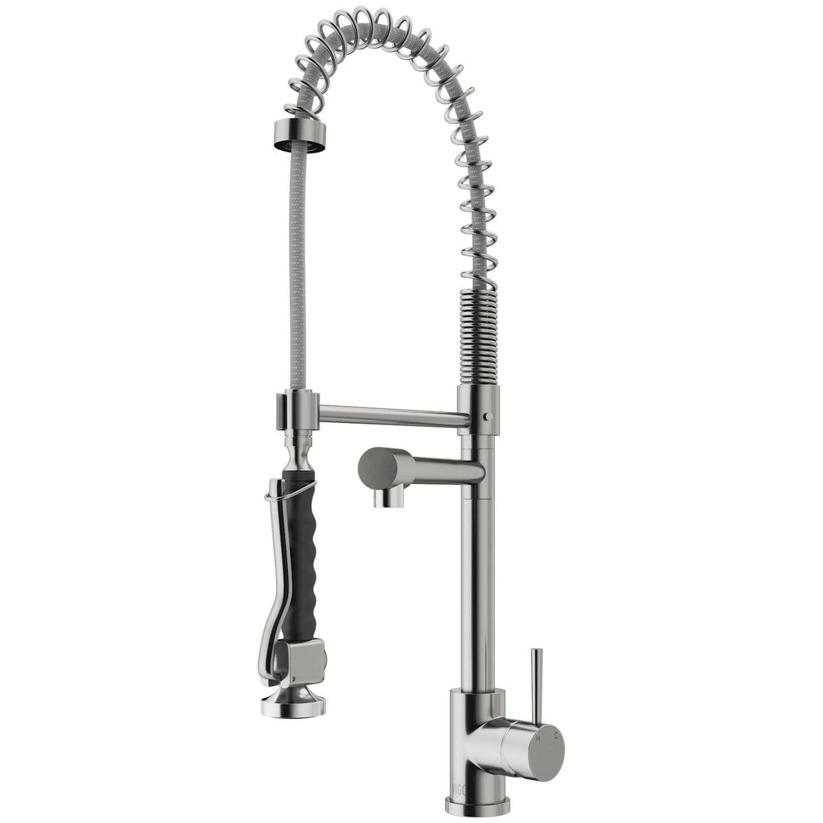 Zurich Single Handle Pull Down Spray Kitchen Faucet, Stainless Steel X4K8 - product image 1