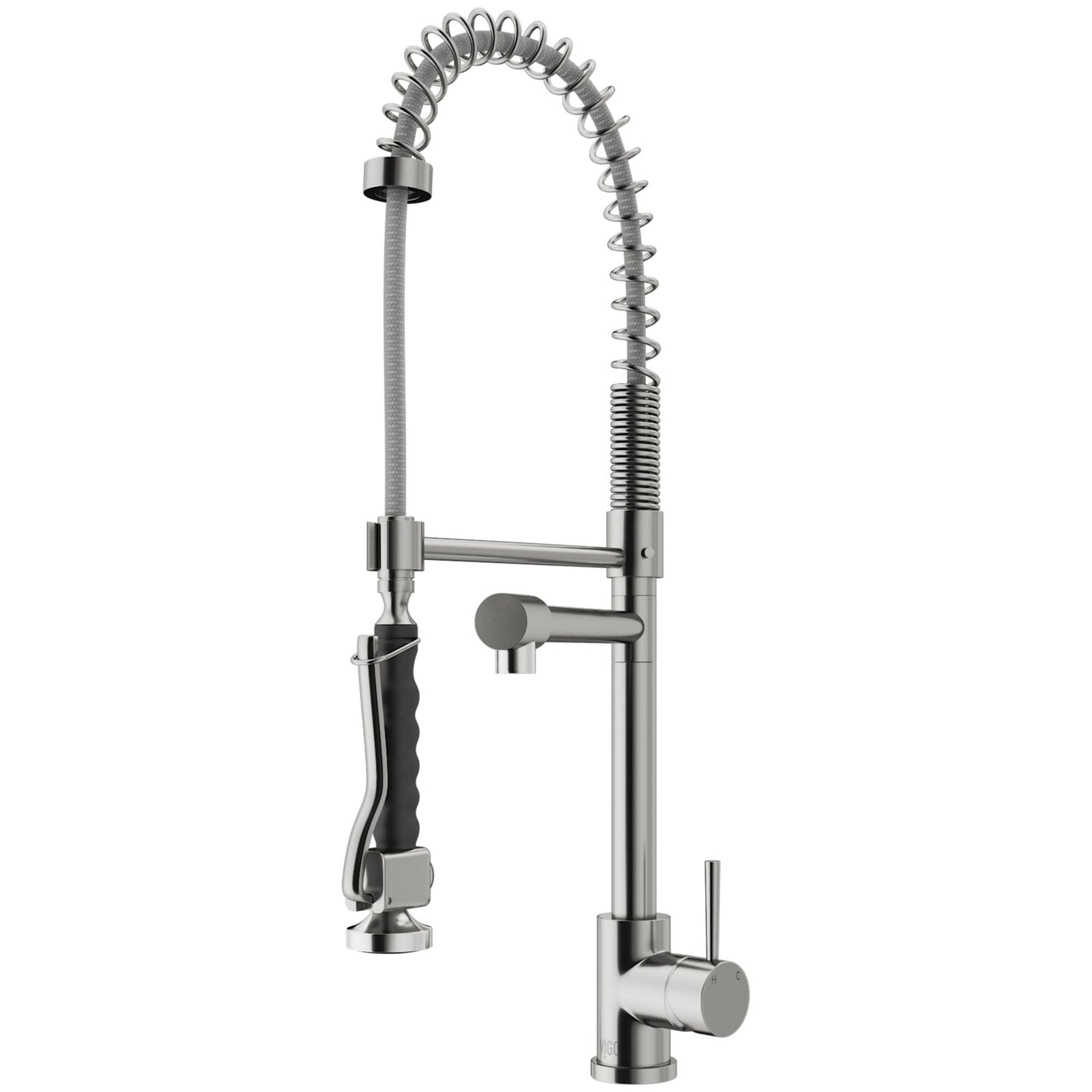 Zurich Single Handle Pull Down Spray Kitchen Faucet, Stainless Steel X4K8 - product image 2