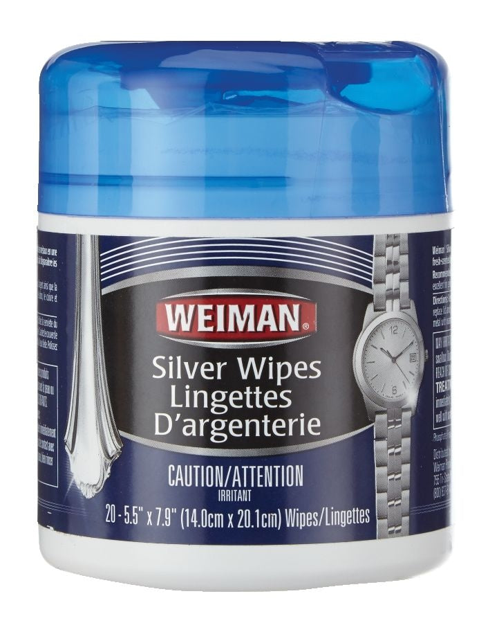Silver Wipes, for Sterling Silver, Silver Plate & Fine Antique Silver, 20-pk B6H2 - product image 1
