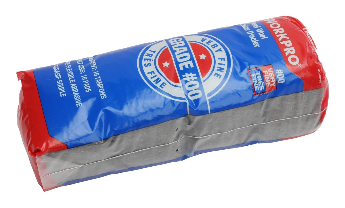 Steel Wool Pads For Multi-Surface Smoothing & Cleaning, Very Fine Grade T7X0 - product image 1