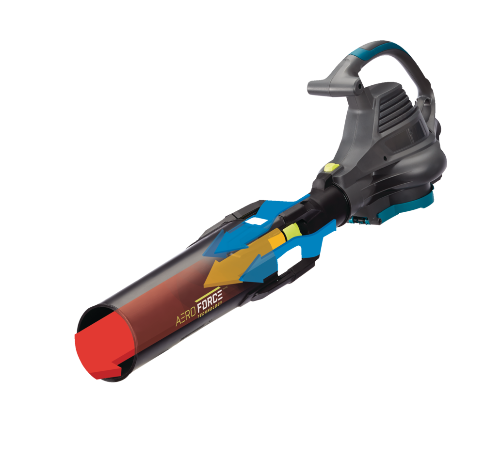 12 Amp Electric Leaf Blower/Vacuum with Aero Force Technology Black M0U6 - product image 6