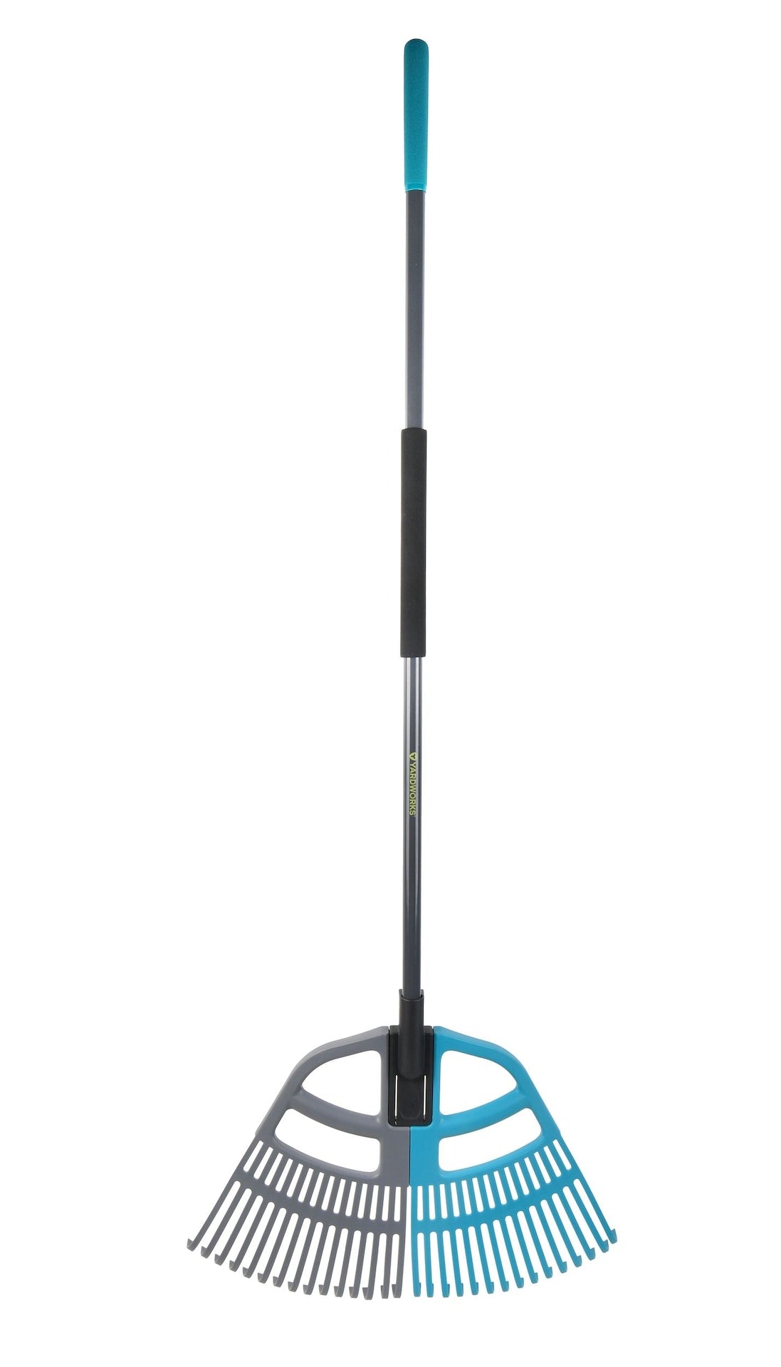 3-in-1 30-Tine Leaf Rake with Fibreglass Shaft, 24-1/2-in Wide L5Y5 - product image 1