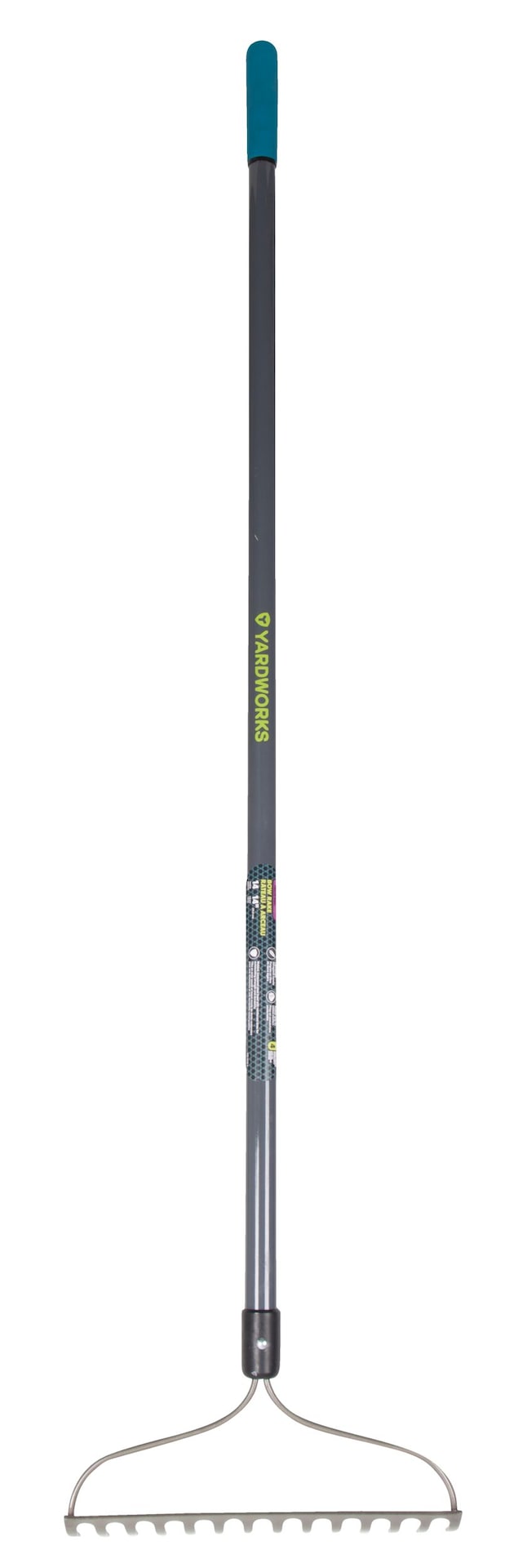 Metal 14-Tine L-Shaped Bow Rake, 60-in, Fibreglass Shaft S5A0 - product image 3