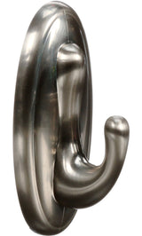 3M Command Large Traditional Decorative Utility Hook, Brushed Nickel O3O7 - product image 1