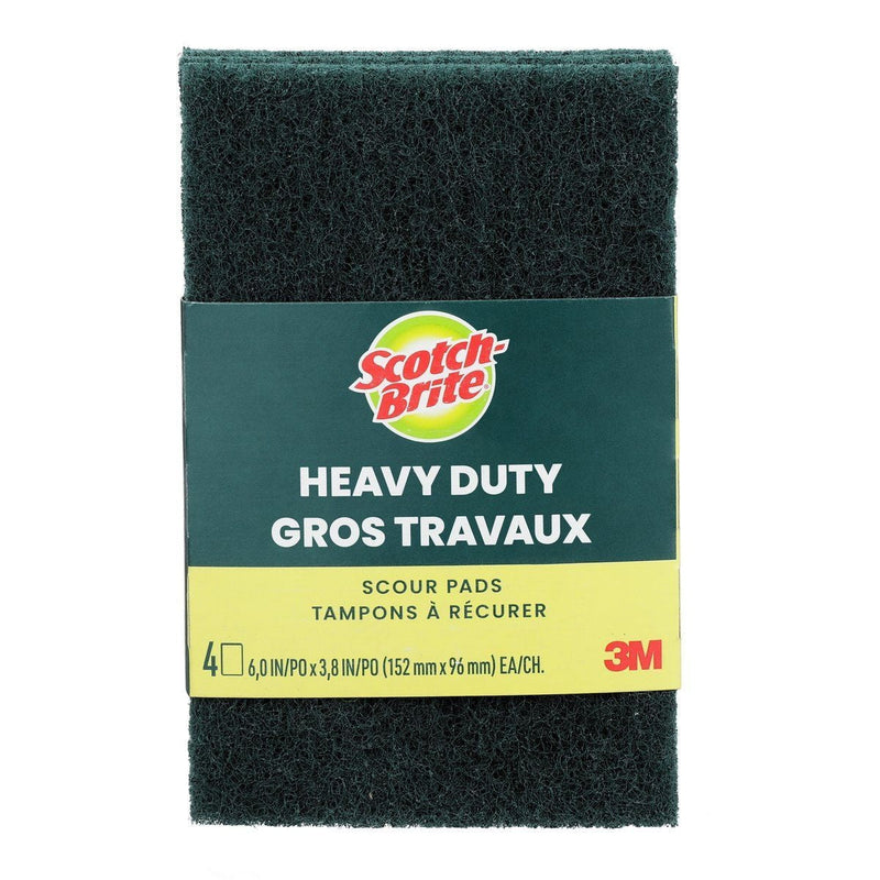 3M Scotch-Brite Heavy Duty Scour Pad, 4-pk O0L4