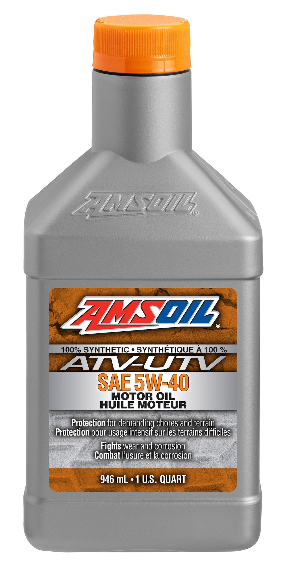 946-mL 100% Synthetic 5W40 ATV/UTV Engine Oil M5V5 - product image 1