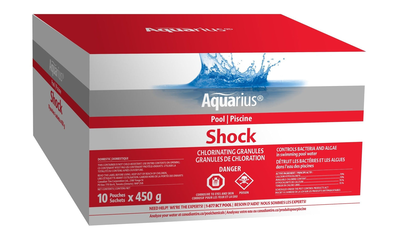 Chlorinating Granules Shock, 10 x 450-g B0V0 - product image 1