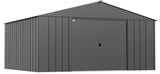 Classic 14x12-ft Charcoal Lockable Metal Shed U2D7 - product image 2