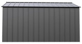 Classic 14x12-ft Charcoal Lockable Metal Shed U2D7 - product image 5