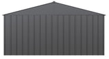 Classic 14x12-ft Charcoal Lockable Metal Shed U2D7 - product image 6