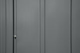 Classic 14x12-ft Charcoal Lockable Metal Shed U2D7 - product image 7