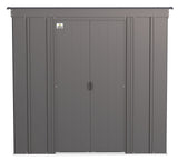 Classic Galvanized Steel Storage Shed, Charcoal, 6-ft x 4-ft E7F7 - product image 3