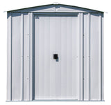 Classic Galvanized Steel Storage Shed, Flute Grey, 6-ft x 5-ft O1D1 - product image 5