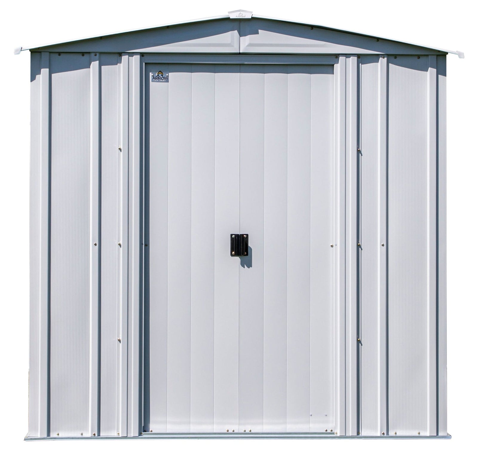 Classic Galvanized Steel Storage Shed, Flute Grey, 6-ft x 5-ft O1D1 - product image 5